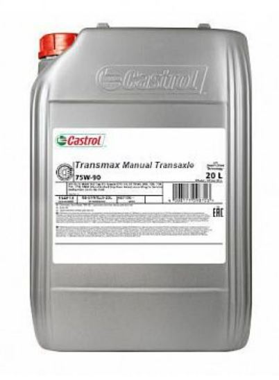 Трансмиссионное масло Castrol Transmax Manual Transaxle 75W-90 20л 15D704