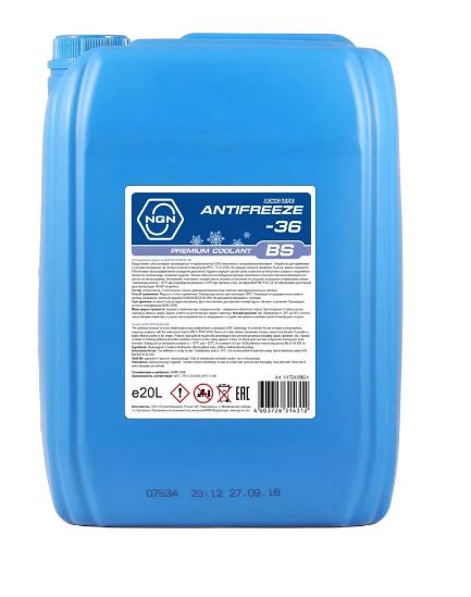 Антифриз концентрат NGN BS (BLUE) ANTIFREEZE 20л V172485839