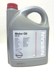 Масло моторное синтетическое NISSAN Motor Oil 5W-40 5л (KE900-90042) KE900-90042R