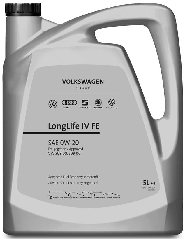 Масло моторное синтетическое VAG Longlife IV FE 0W-20 5л GS60577M4
