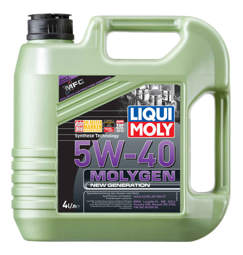 НС-синт. мот.масло Molygen New Generation 5W-40 (4л)8578 9054