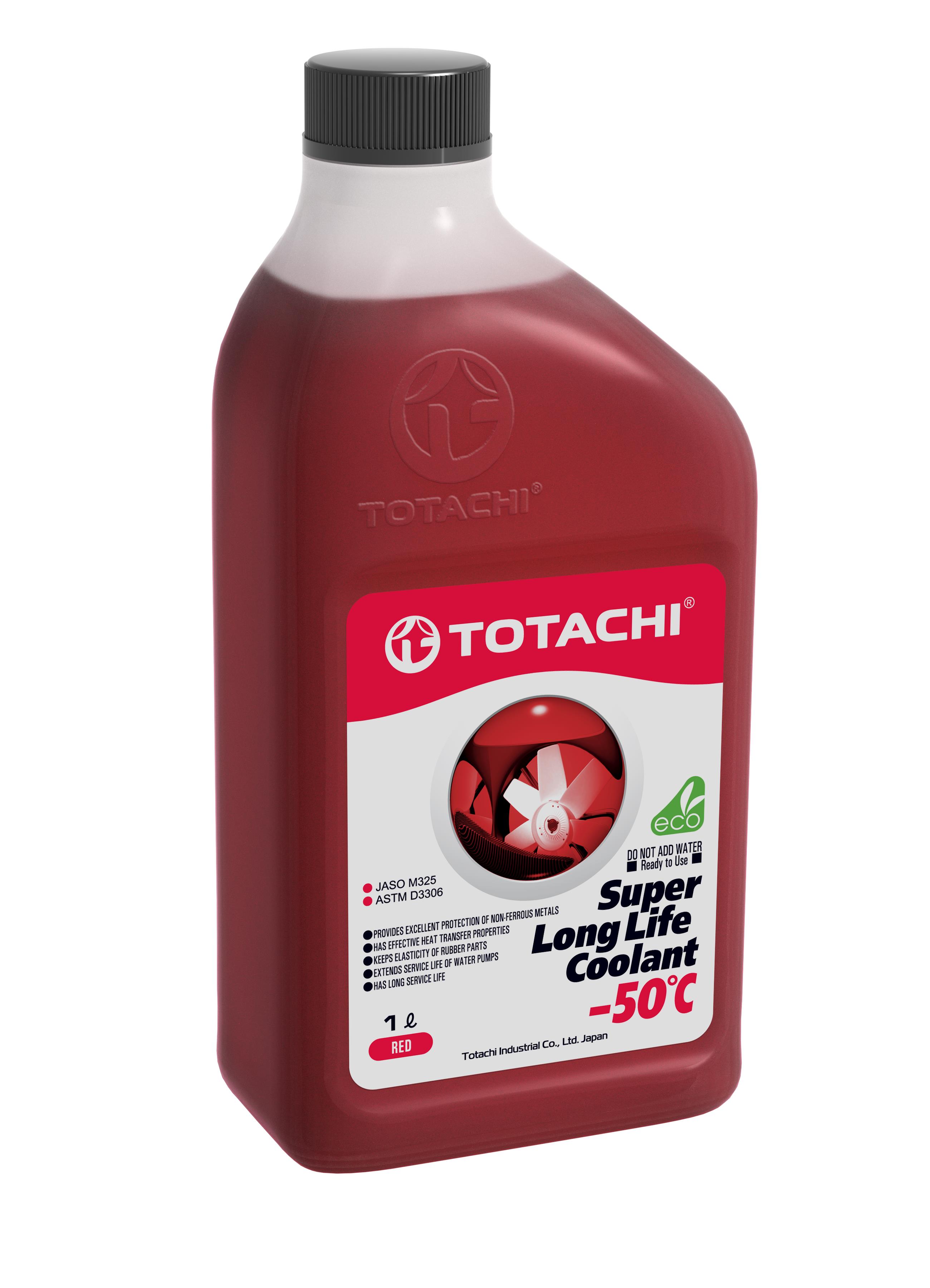 Антифриз TOTACHI SUPER LONG LIFE COOLANT RED -50C 1л (4589904520785) 41901