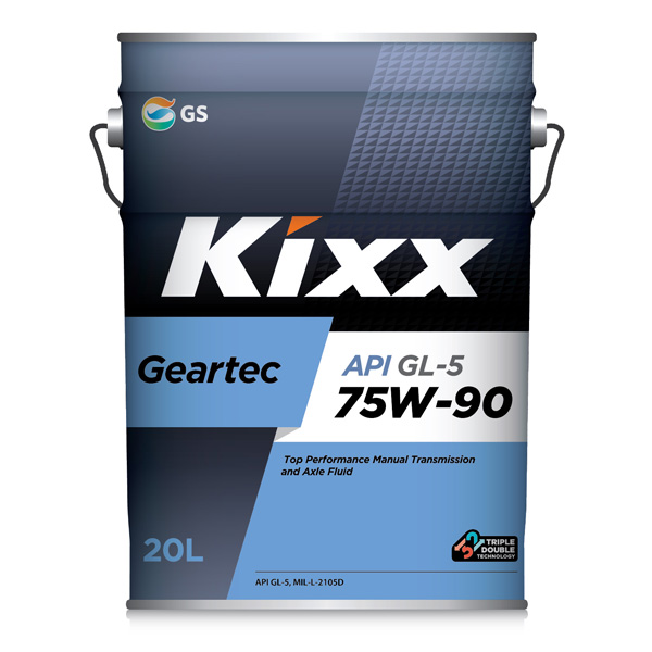 Масло трансмиссионное Kixx GEARTEC 75w-90 API GL-5 20л L2962P20E1