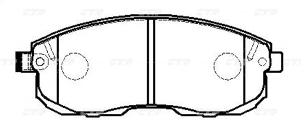 Колодки тормозные дисковые NISSAN JUKEMAXIMATEANATIIDASUZUKI SX4 (старый арт. CKN-15) GK0730