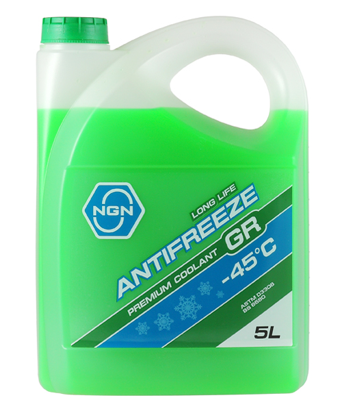 Антифриз NGN GR-45 (GREEN) ANTIFREEZE 5л V172485338