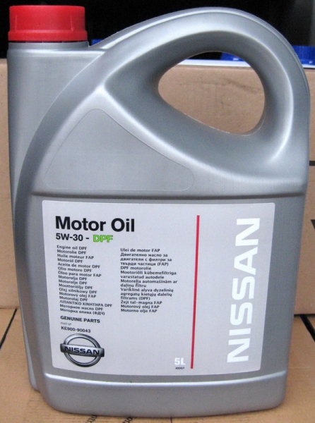 Масло моторное синтетическое NISSAN Motor Oil DPF 5W-30 5л (KE900-90043) KE900-90043R