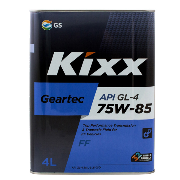 Масло трансмиссионное Kixx GEARTEC FF 75w-85 API GL-4 4л L271744TE1