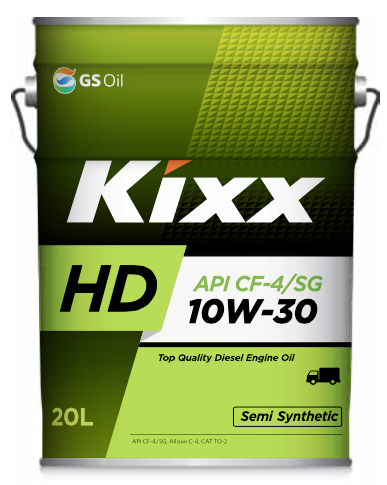 Масло моторное Kixx HD 10w-30 API CF-4SG 20л L2002P20E1