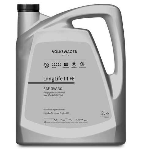 Масло моторное синтетическое VAG Longlife III SAE 0W-30 5л GS55545M4