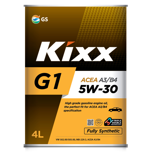 Масло моторное Kixx G1 5w-30 API SNCF, ACEA A3B4 4л L531044TE1