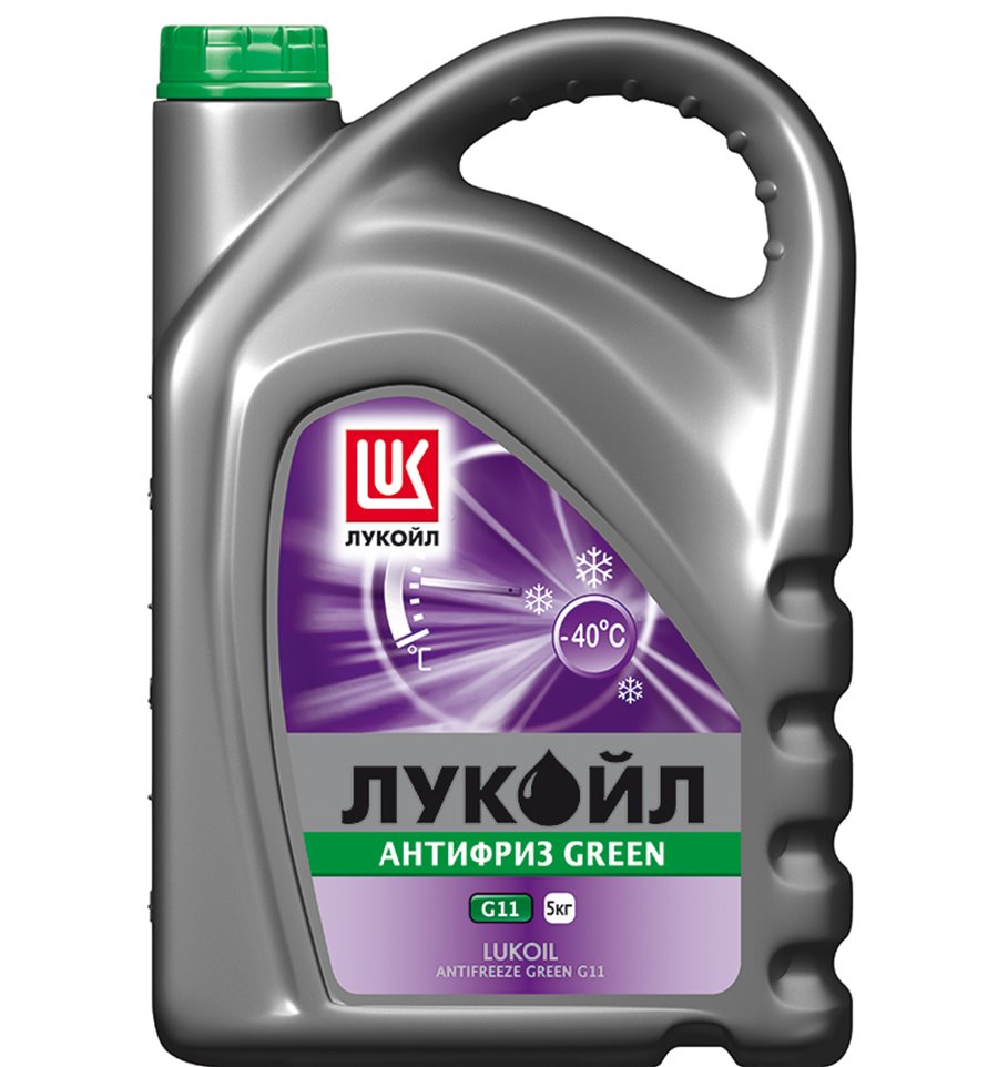 Антифриз ЛУКОЙЛ G11 GREEN 5кг 227386