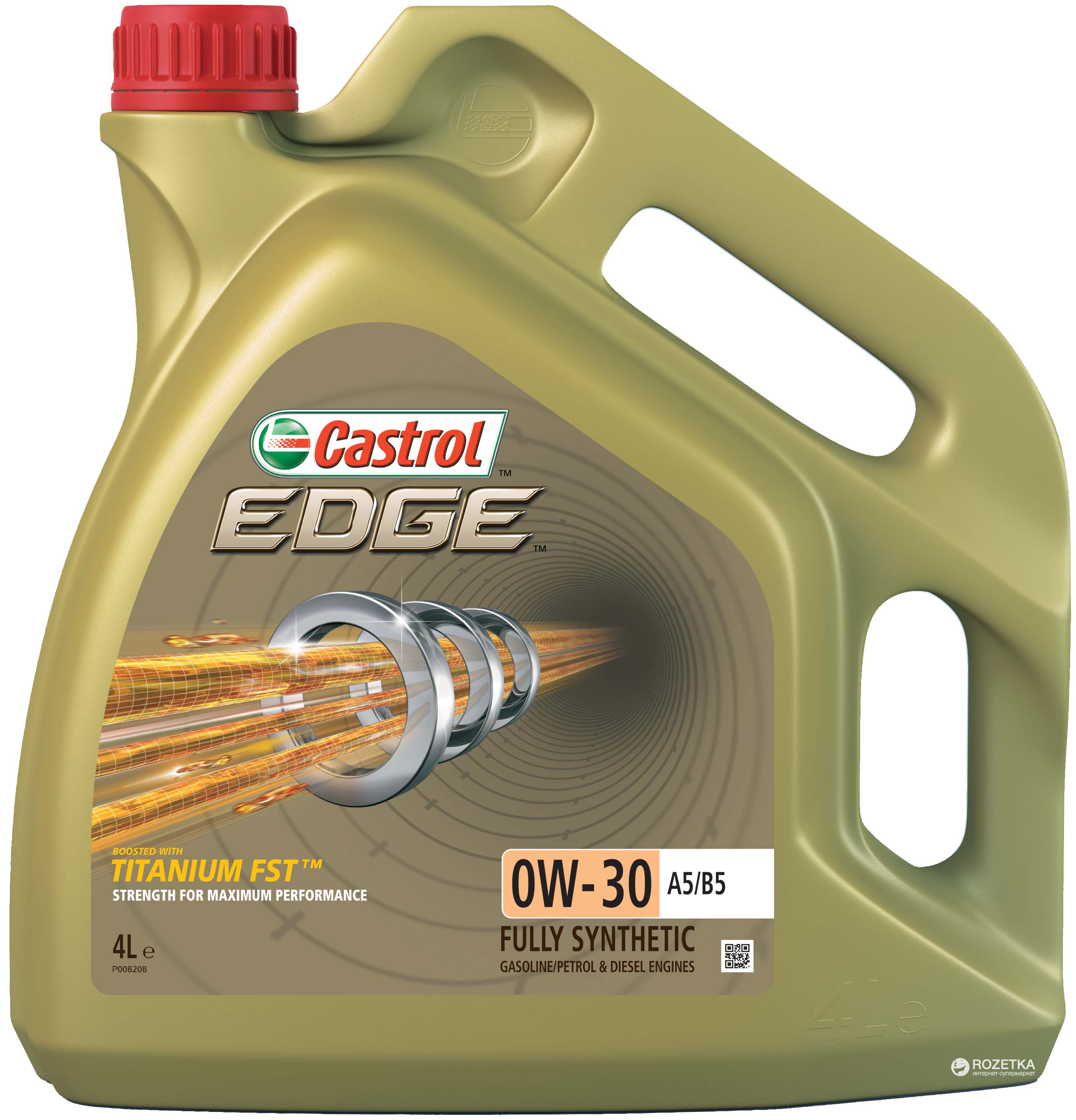 Моторное масло Castrol EDGE 0W-30 A5B5 4л 156E3F
