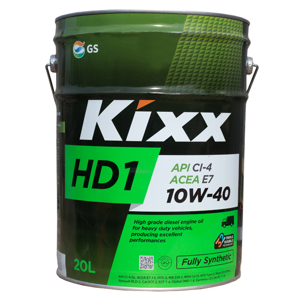 Масло моторное Kixx HD1 10w-40 API CI-4SL, ACEA E7-08B4A3-07 20л L2061P20E1