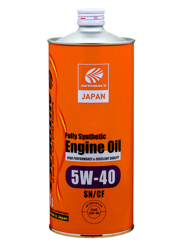Масло моторное AUTOBACS ENGINE OIL 5W-40 SNCF 1л A01508403
