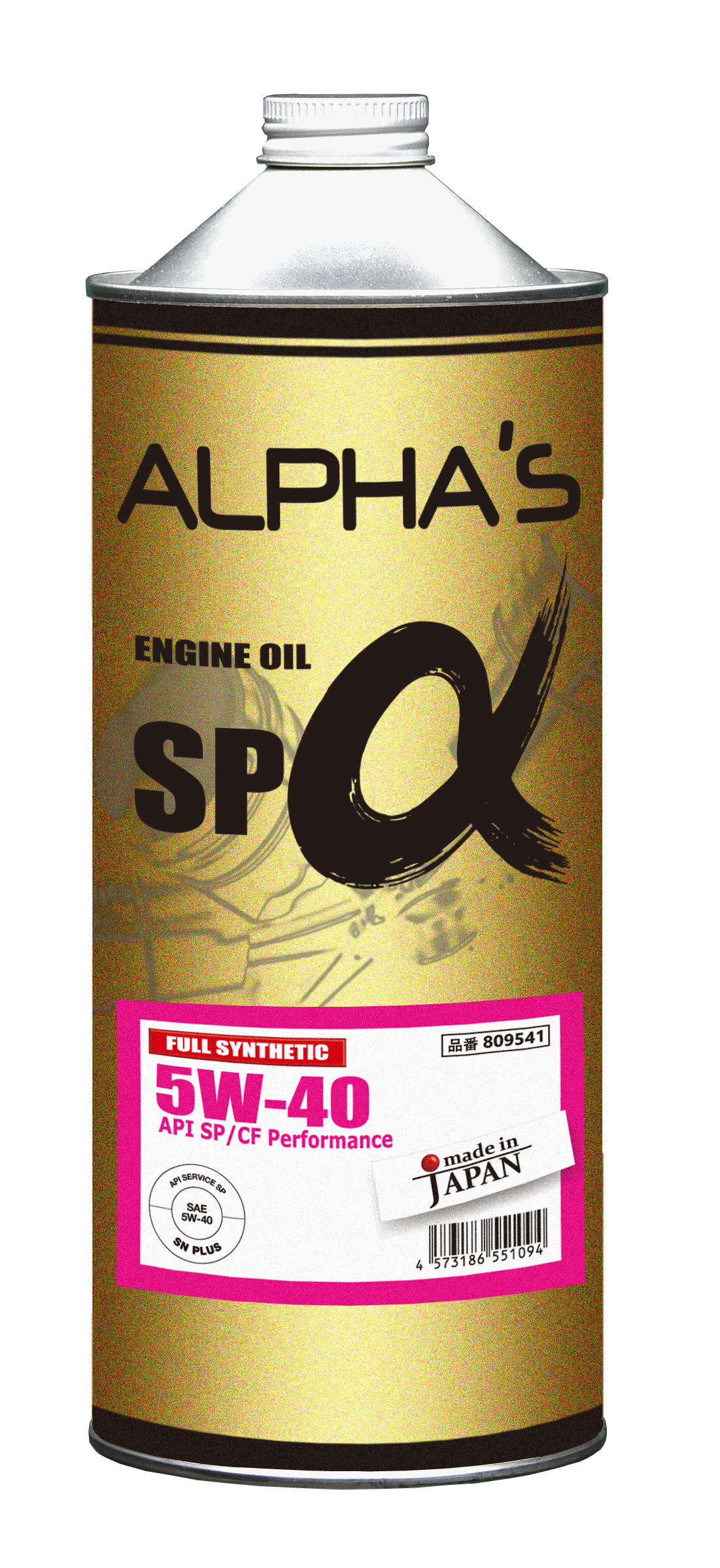 Моторное масло SP-ALPHA 5W-40 SPCF 1л 809541