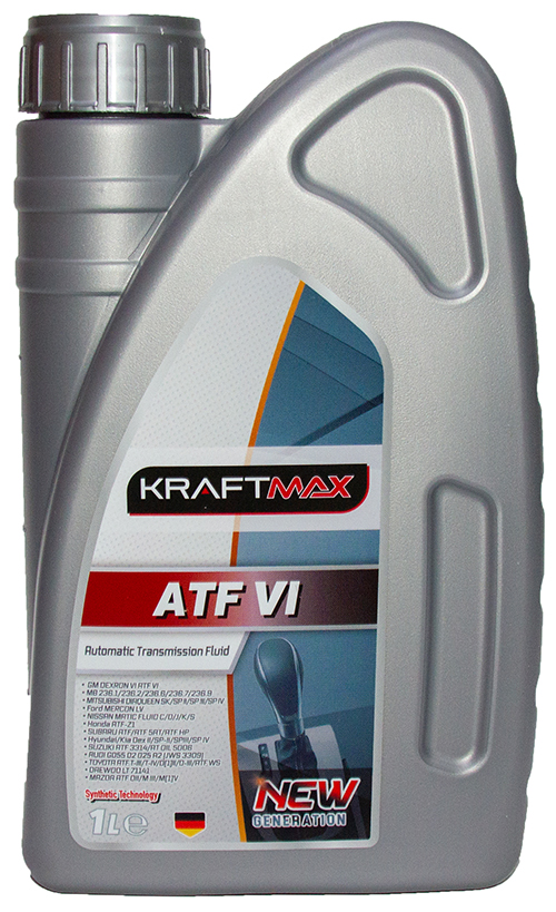 Трансмиссионное масло KRAFTMAX ATF VI 1 л KM3121