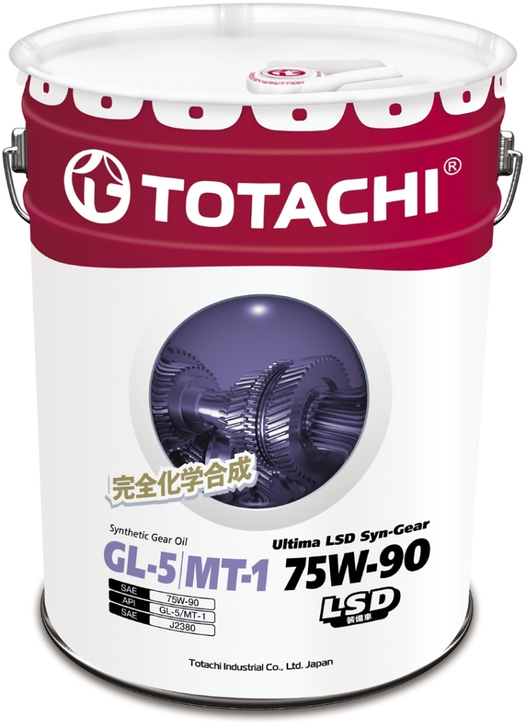 Масло трансмиссионное TOTACHI Ultima LSD Syn-Gear 75W-90 GL-5 20л (4589904931574) G3320