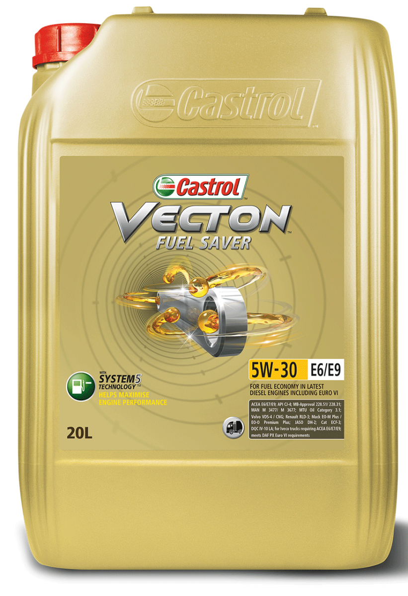 Моторное масло Castrol Vecton Fuel Saver 5W-30 E6E9 20л 157AEA