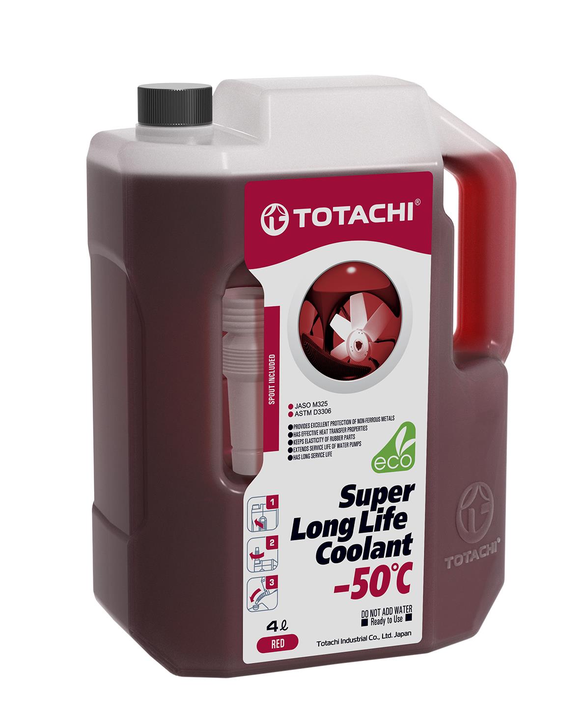 Антифриз TOTACHI SUPER LLC RED -50C 4л (4589904520808) 41904