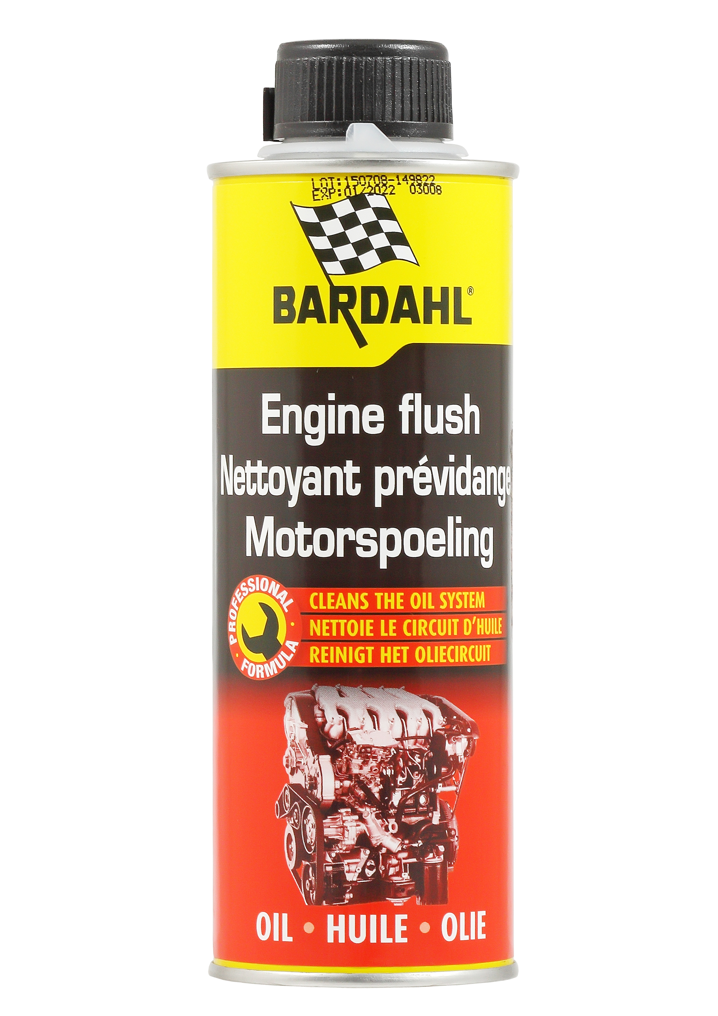 Промывка масляной системы двигателя BARDAHL ENGINE FLUSH 300мл 1032B