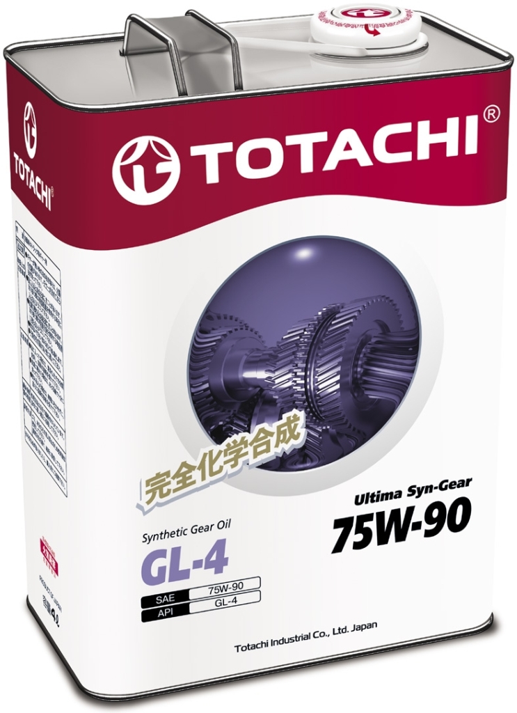 Масло трансмиссионное TOTACHI Ultima Syn-Gear 75W-90 GL-4 4л (4589904931635, 60704) G3504