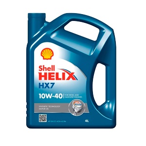 Масло моторное полусинтетическое Helix Diesel HX7 10W-40 4л 550046373