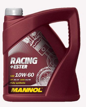 Масло моторное синт. MANNOL Racing+Ester 10W-60 (4л.) 4037