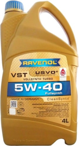 Моторное масло RAVENOL VST SAE 5W-40 ( 4л) new 4014835790193