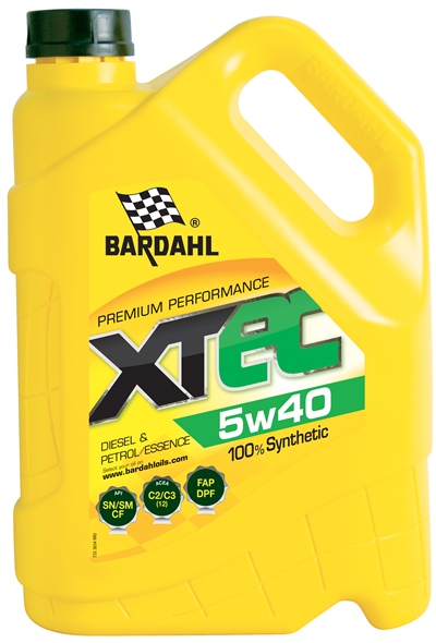 Масло моторное синтетическое BARDAHL XTEC 5W-40 4л 36342
