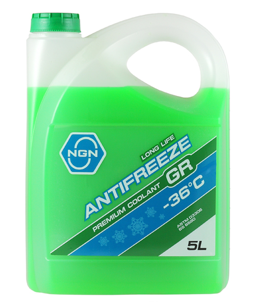 Антифриз NGN GR-36 (GREEN) ANTIFREEZE 5л V172485322