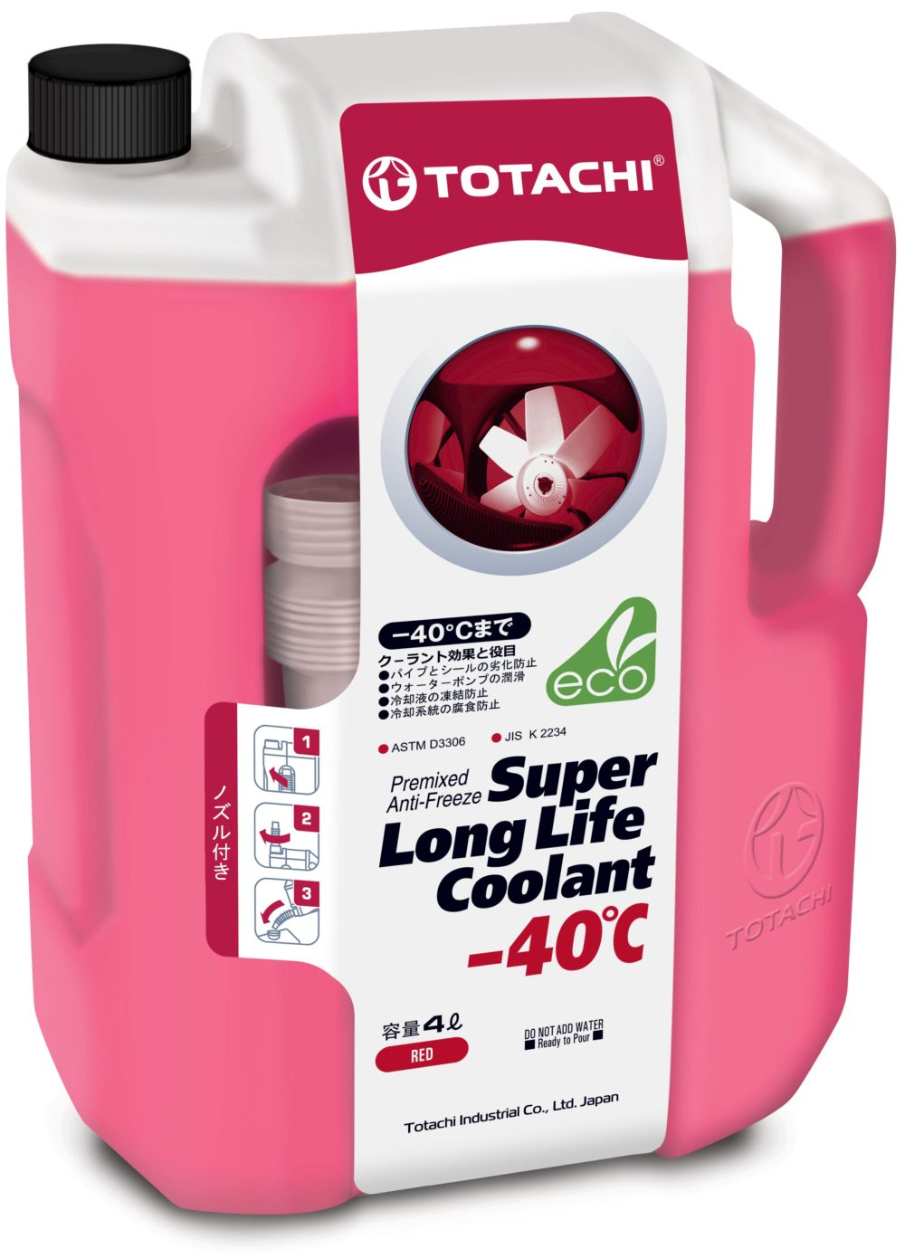 Антифриз TOTACHI SUPER LLC RED -40C 4л 4589904520716 41804