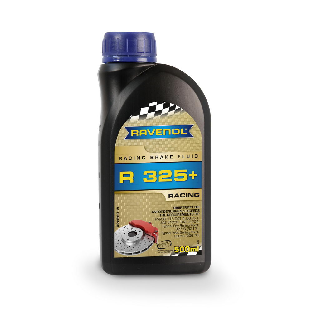 Тормозная жидкость RAVENOL Racing Brake Fluid R 325+ (0,5 л) 4014835817456