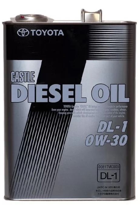 Моторное масло TOYOTA Diesel Oil DL-1 SAE 0W-30 (4л) 08883-02905