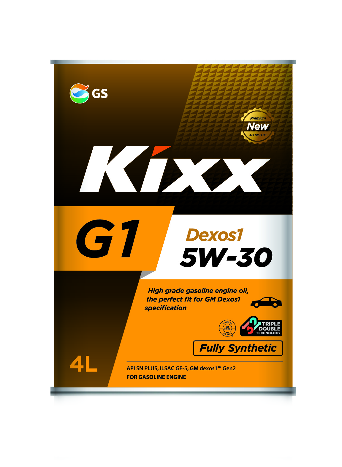 Масло моторное Kixx G1 Dexos1 Gen2 5w-30 API SN PlusILSAC GF-5 4л L210744TE1
