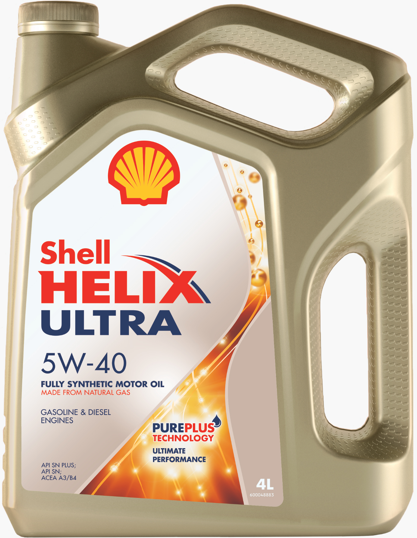 Масло моторное синтетическое Helix Ultra 5W-40 4л (550055905) 550051593