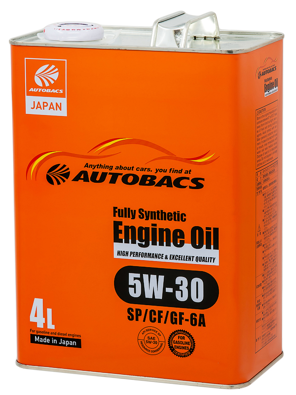 Масло моторное AUTOBACS ENGINE OIL 5W-30 SPCF GF-6A 4л A00032238