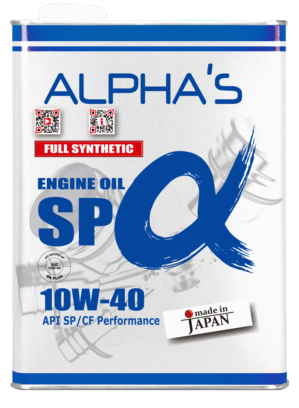 Моторное масло SP-ALPHA 10W-40 SPCF 4л 809644