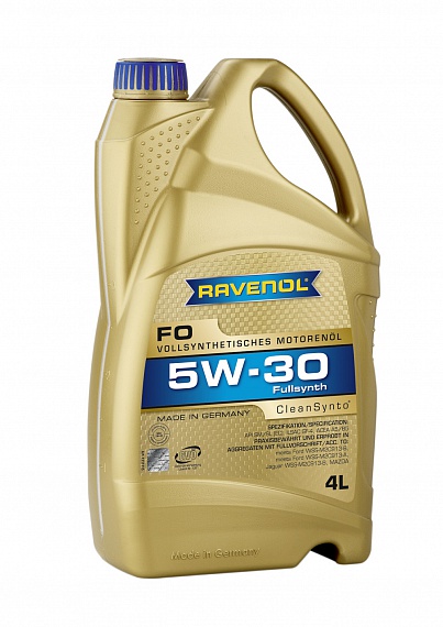 Моторное масло RAVENOL FO SAE 5W-30 ( 4л) new 4014835722699
