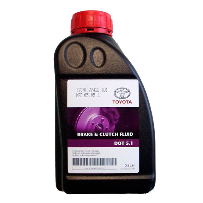 Жидкость тормозная TOYOTA DOT 5.1 Brake & Clutch Fluid 0,5л 08823-80005