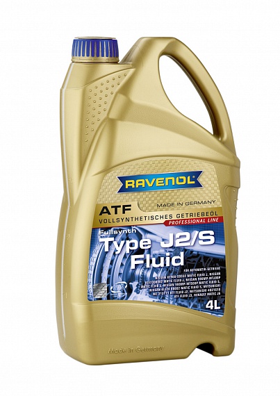 Трансмиссионное масло RAVENOL ATF J2S ( 4л) new 4014835718890