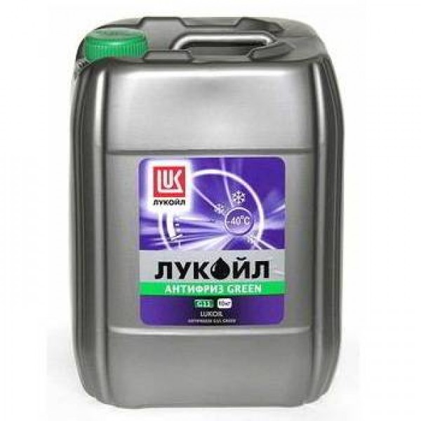 Антифриз ЛУКОЙЛ G11 GREEN 10кг 227384