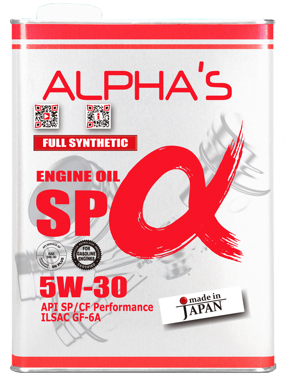 Моторное масло SP-ALPHA 5W-30 SPCF 4л 809244