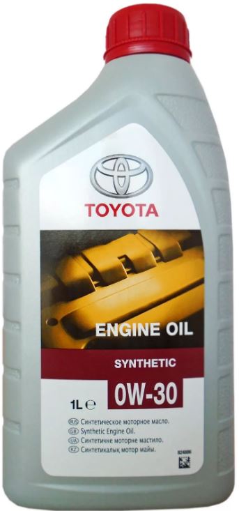 Масло моторное синтетическое TOYOTA ENGINE OIL 0W-30 1л 08880-80366GO