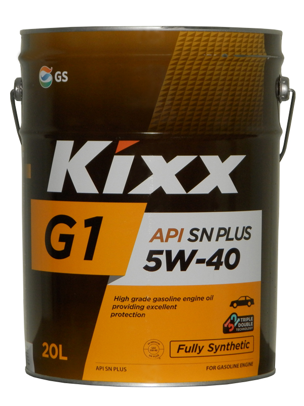 Масло моторное Kixx G1 5w-40 API SN Plus 20л L2102P20E1