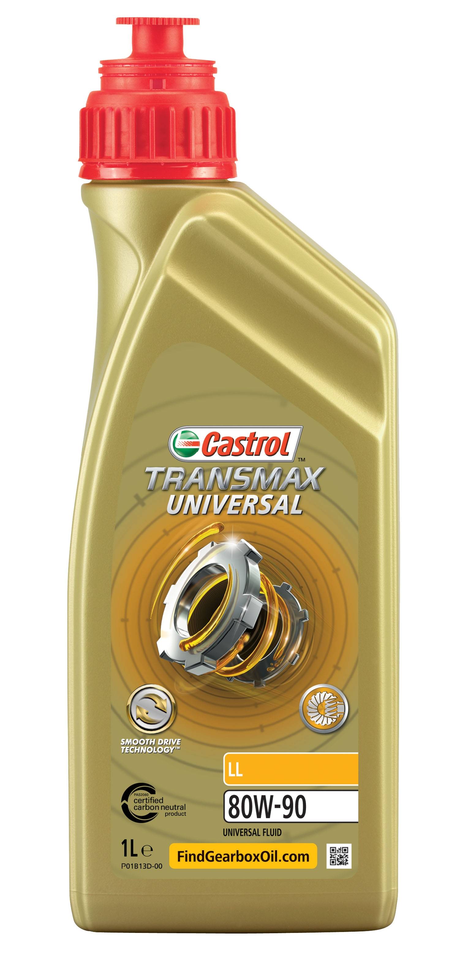 Трансмиссионное масло Castrol Transmax Universal LL 80W-90 1л 15D730