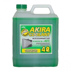 Антифриз всесезонный Akira Coolant -40 зеленый (4л) 54-028