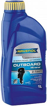 Моторное масло для 2Т лод.моторов RAVENOL Outboard 2T Mineral ( 1л) new 4014835728912